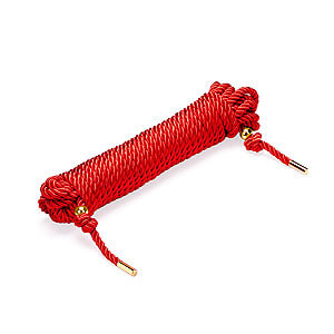 Liebe Seele Silky Cotton Shibari Rope 10m (Red), viazacie lano