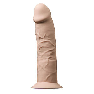 Amorelie UNCOVER Dusk Dildo 19,2 cm (Makadamia), super realistické dildo