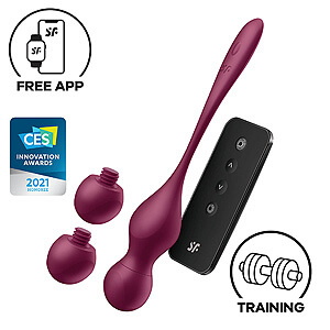 Satisfyer Love Birds Vary APP (Red), vibračné vaginálne guličky