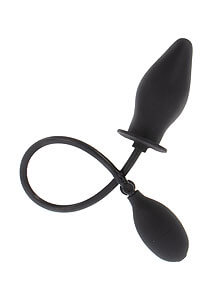 Inflatable Butt Plug Advanced (Black), nafukovacia análna zástrčka